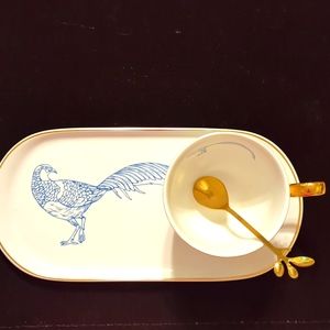 Nottingham Pheasant platter and teacup